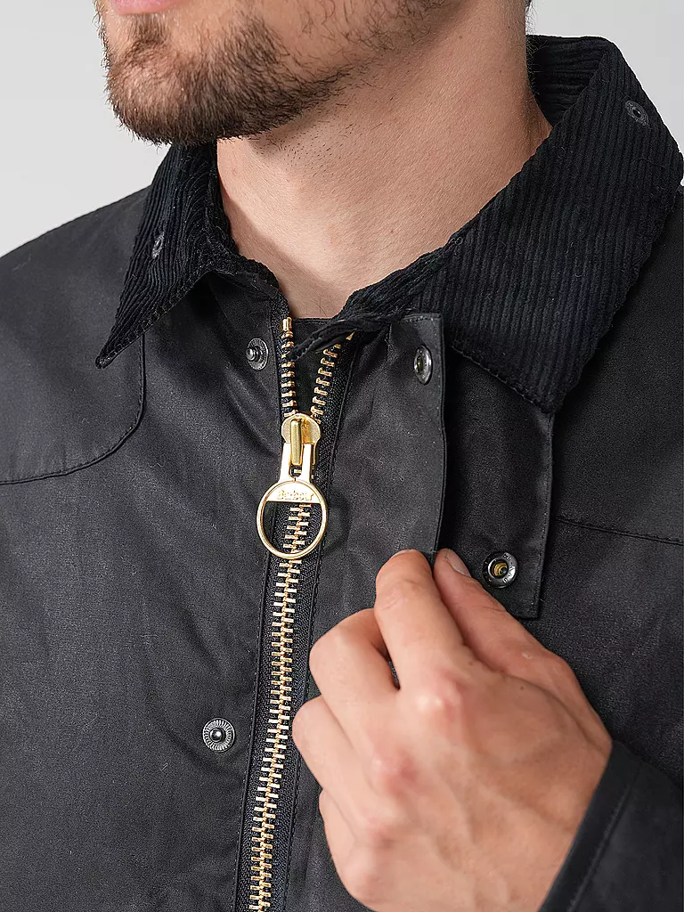 BARBOUR | Jacke REELIN WAX | dunkelblau