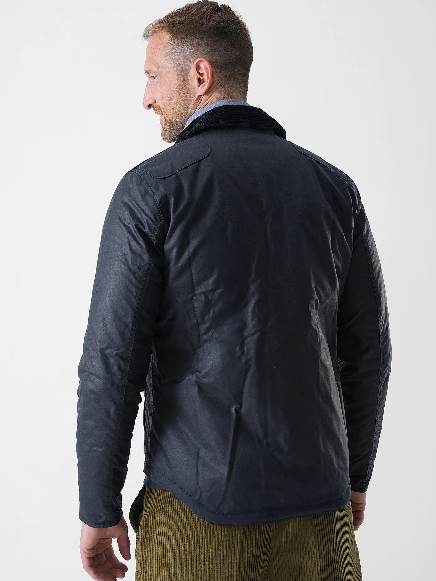 BARBOUR | Jacke REELIN WAX | dunkelblau