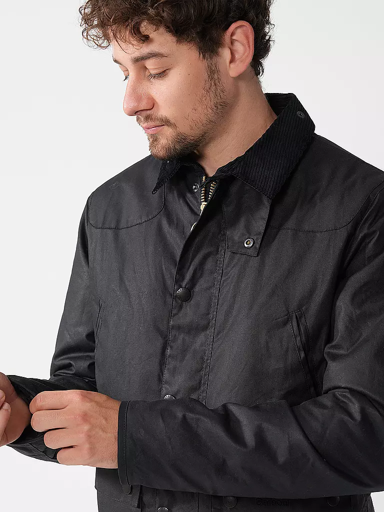 BARBOUR | Jacke REELIN WAX | dunkelblau