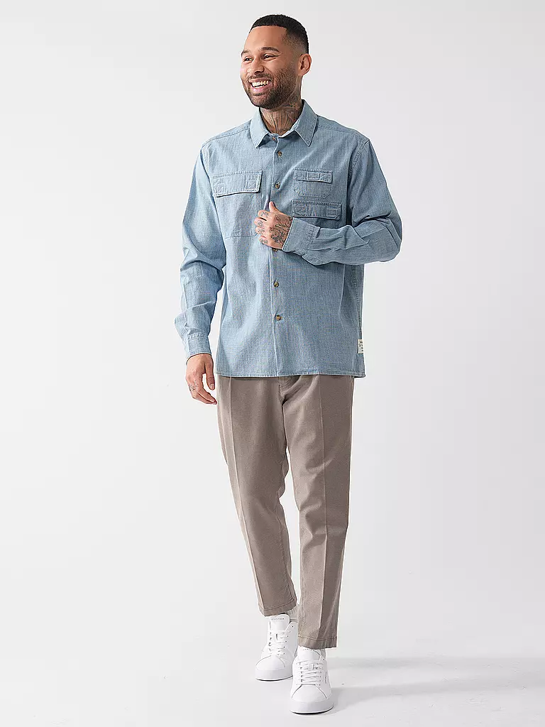BARBOUR | Jeanshemd  | hellblau