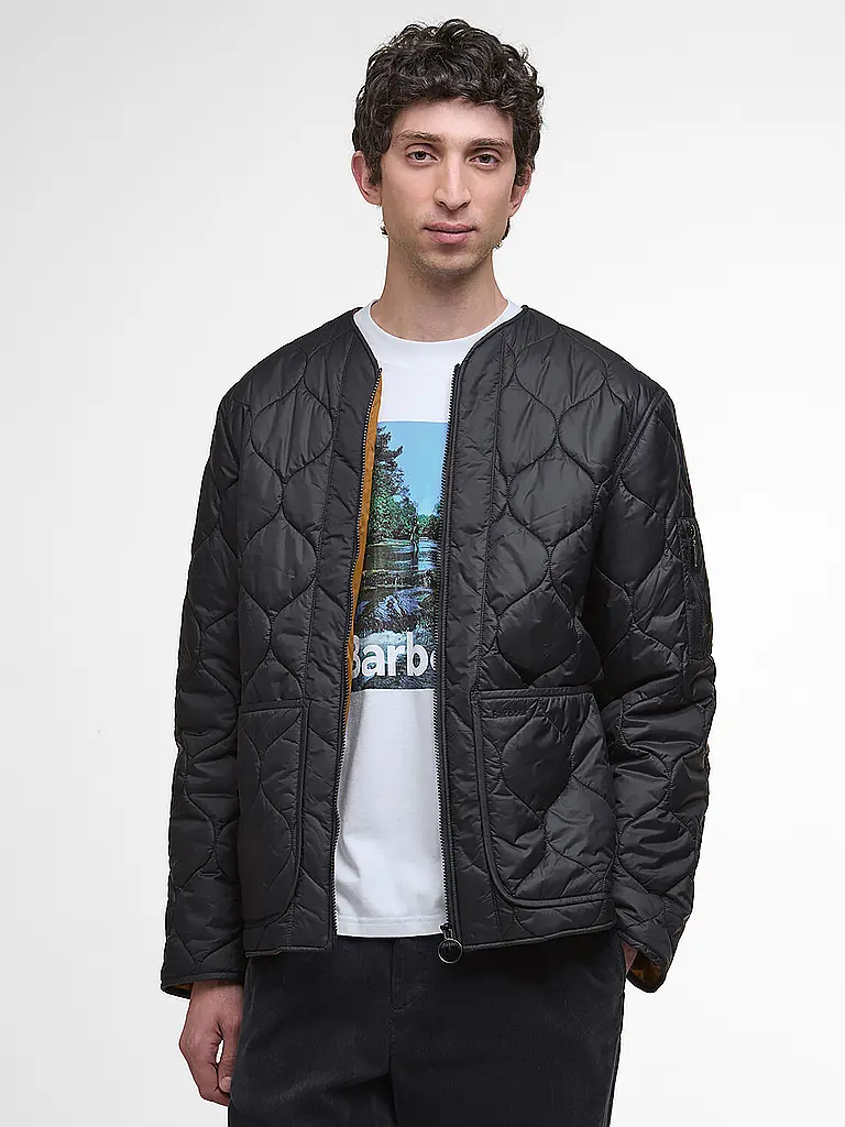 BARBOUR | Leichtsteppjacke LIDDESDALE | schwarz