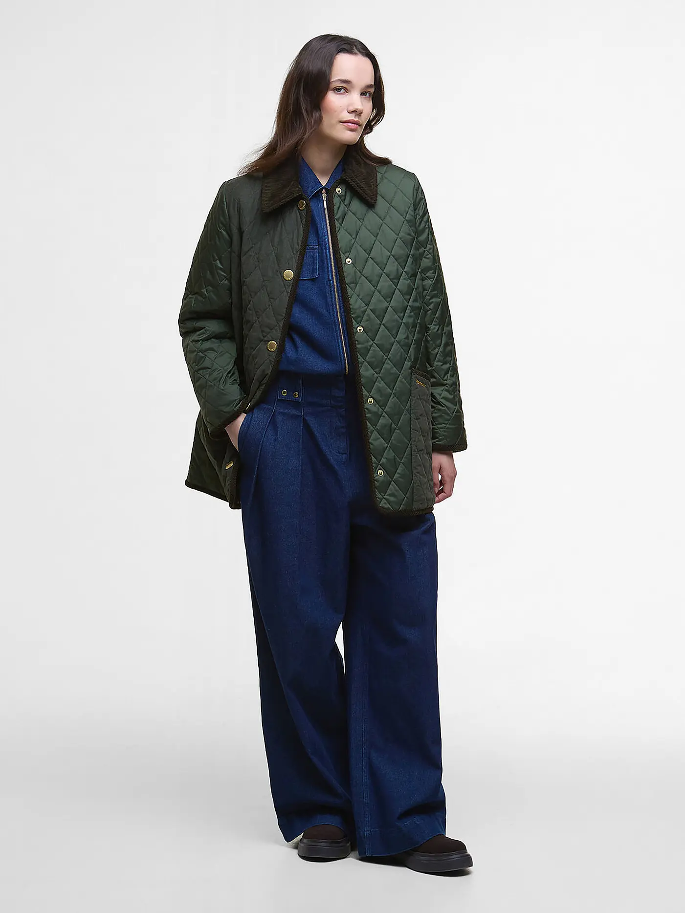 BARBOUR | Leichtsteppjacke MERYL | olive