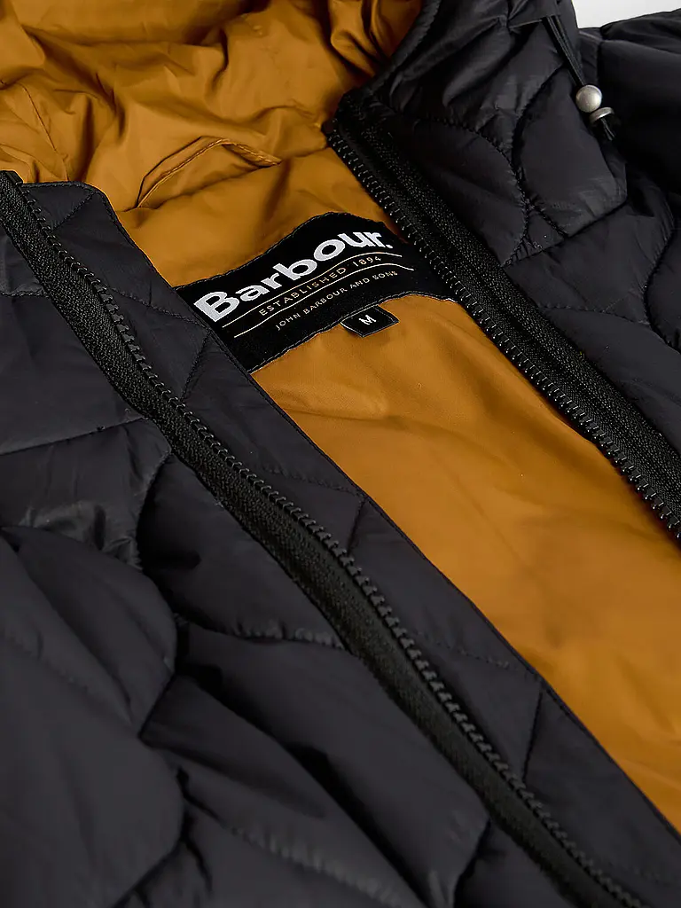 BARBOUR | Leichtsteppjacke RE-ENGINEERED | schwarz
