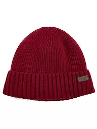 BARBOUR | Mütze - Beanie  | rot