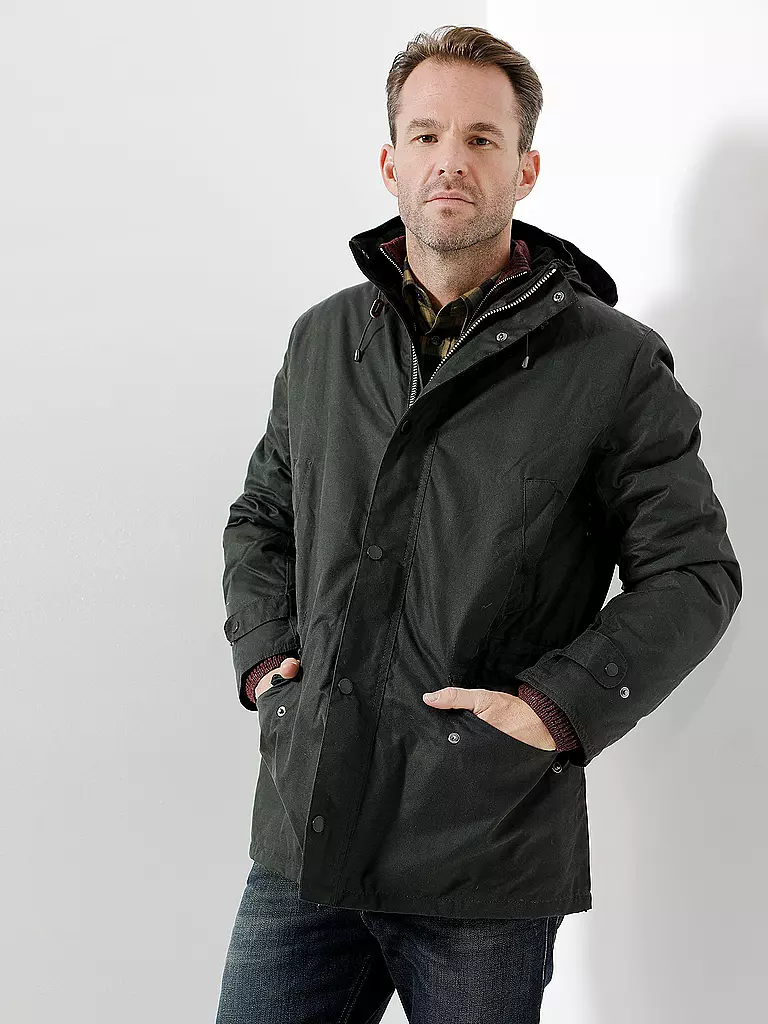 BARBOUR | Parka "Gailey Hood Wax" | olive