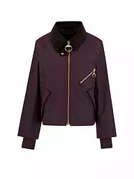 BARBOUR | Parka ARLENE WAX | dunkelrot