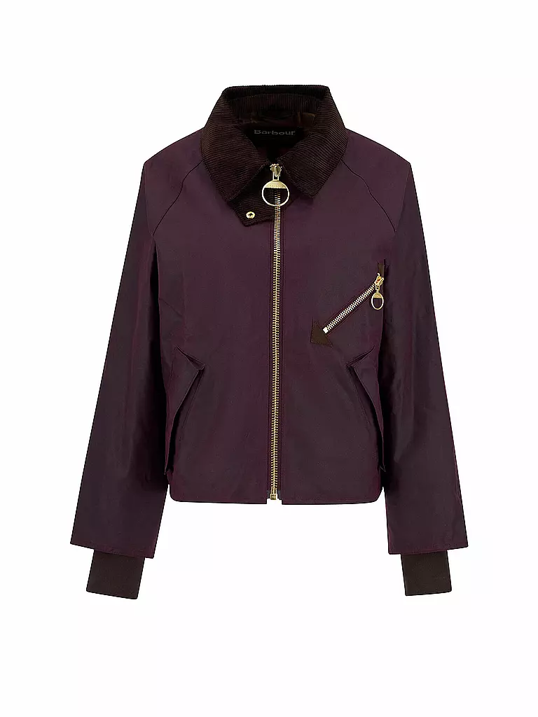 BARBOUR | Parka ARLENE WAX | Dunkelrot