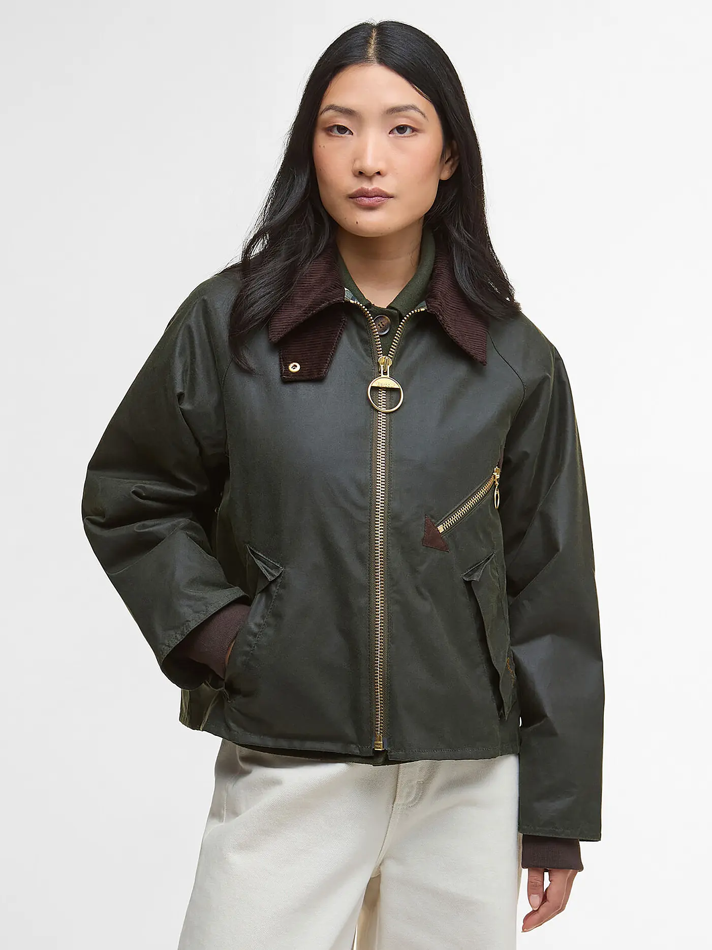 BARBOUR | Parka ARLENE WAX | olive