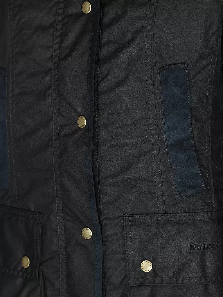 BARBOUR | Parka BOWER WAX | dunkelblau