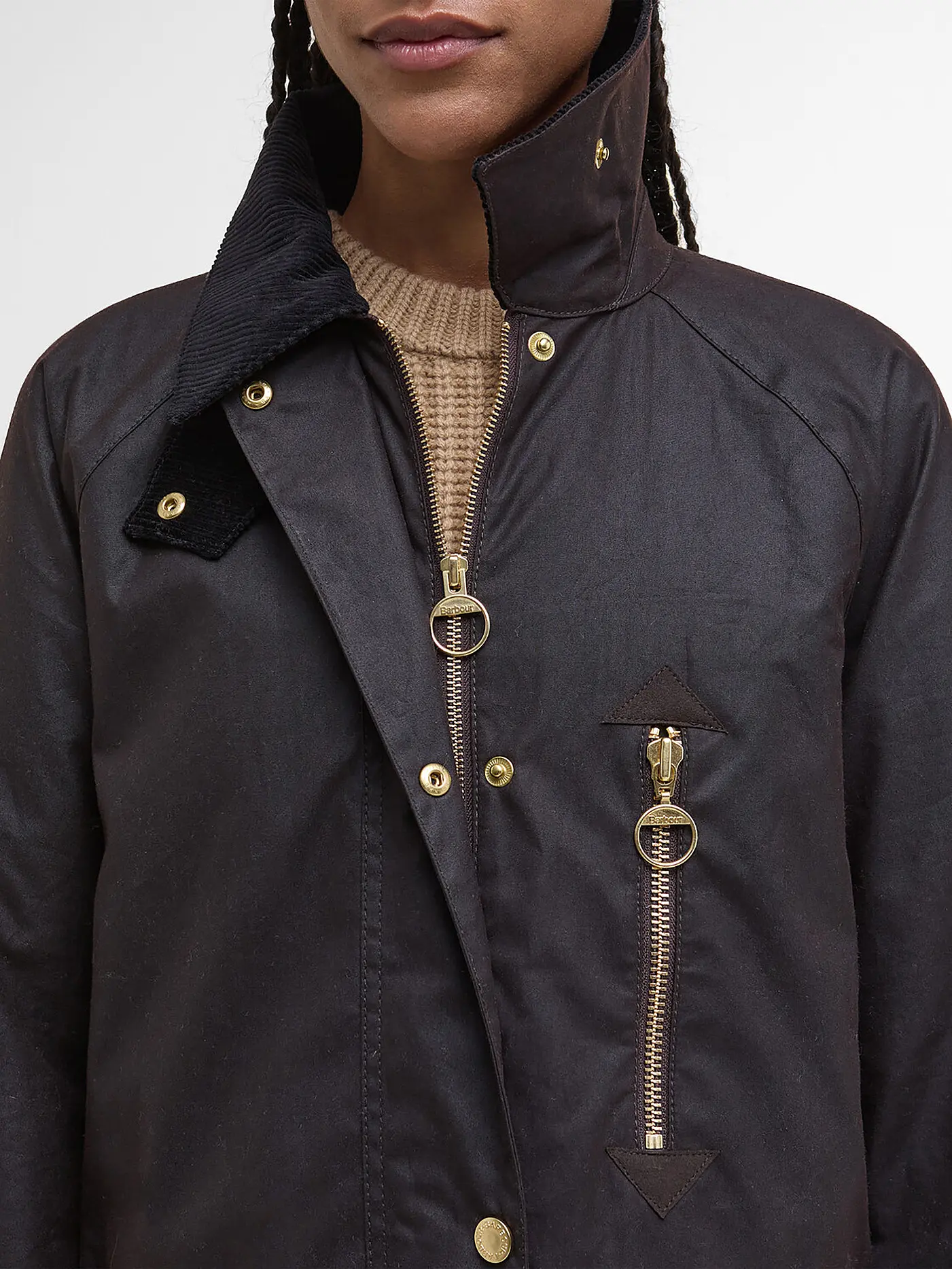 BARBOUR | Parka EVETTE WAX | braun