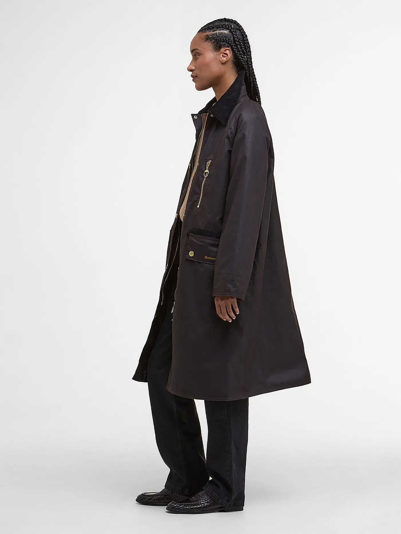 BARBOUR | Parka EVETTE WAX | braun