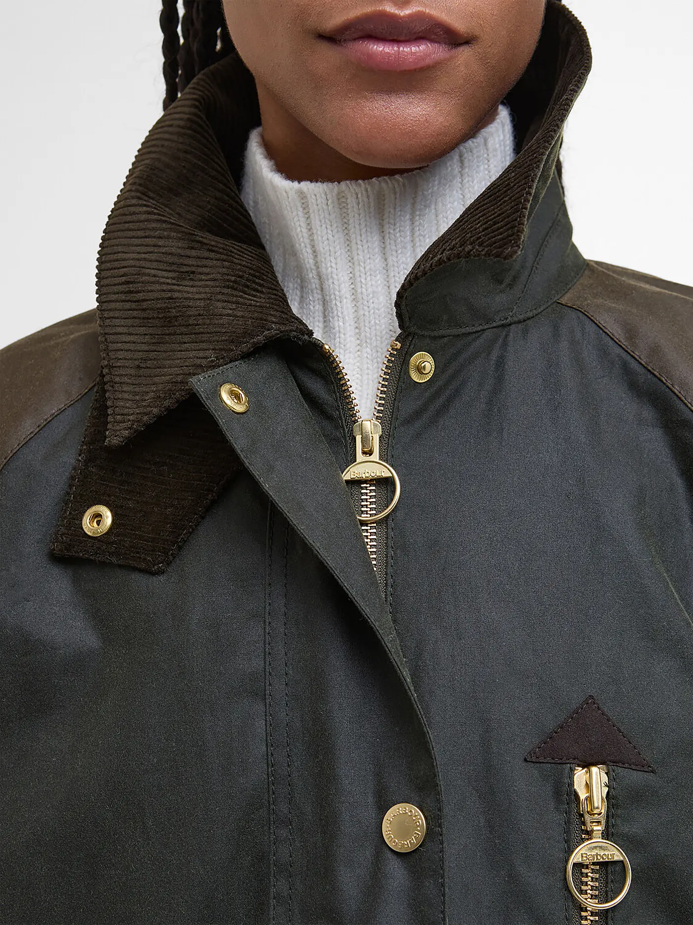 BARBOUR | Parka EVETTE WAX | olive