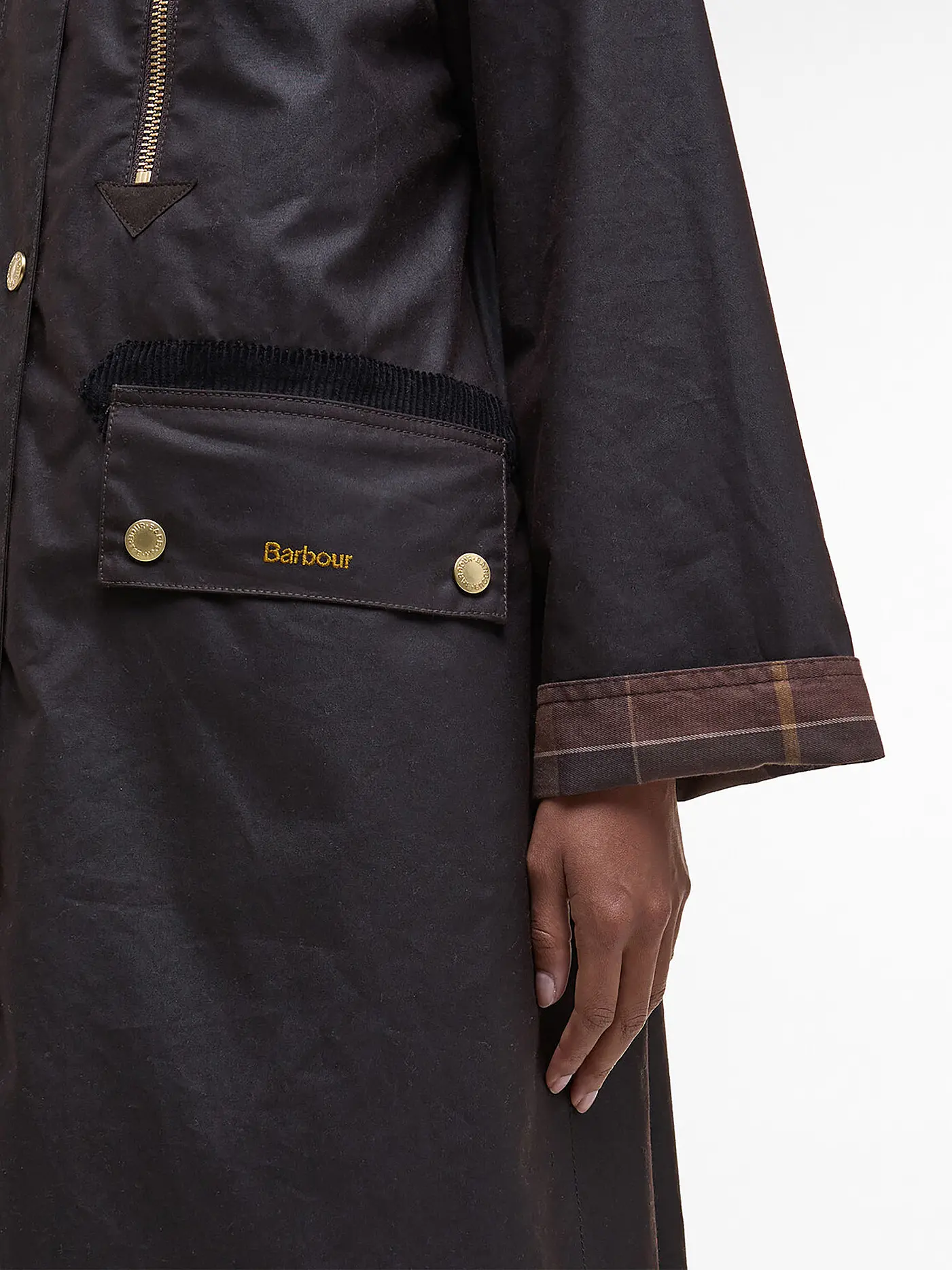 BARBOUR | Parka EVETTE WAX | braun