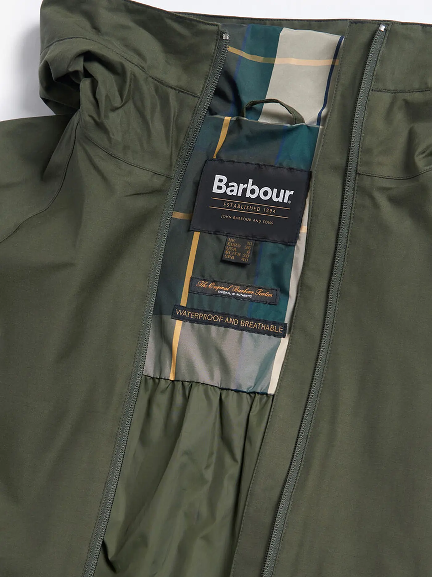 BARBOUR | Parka HERON WATERPROOF  | olive