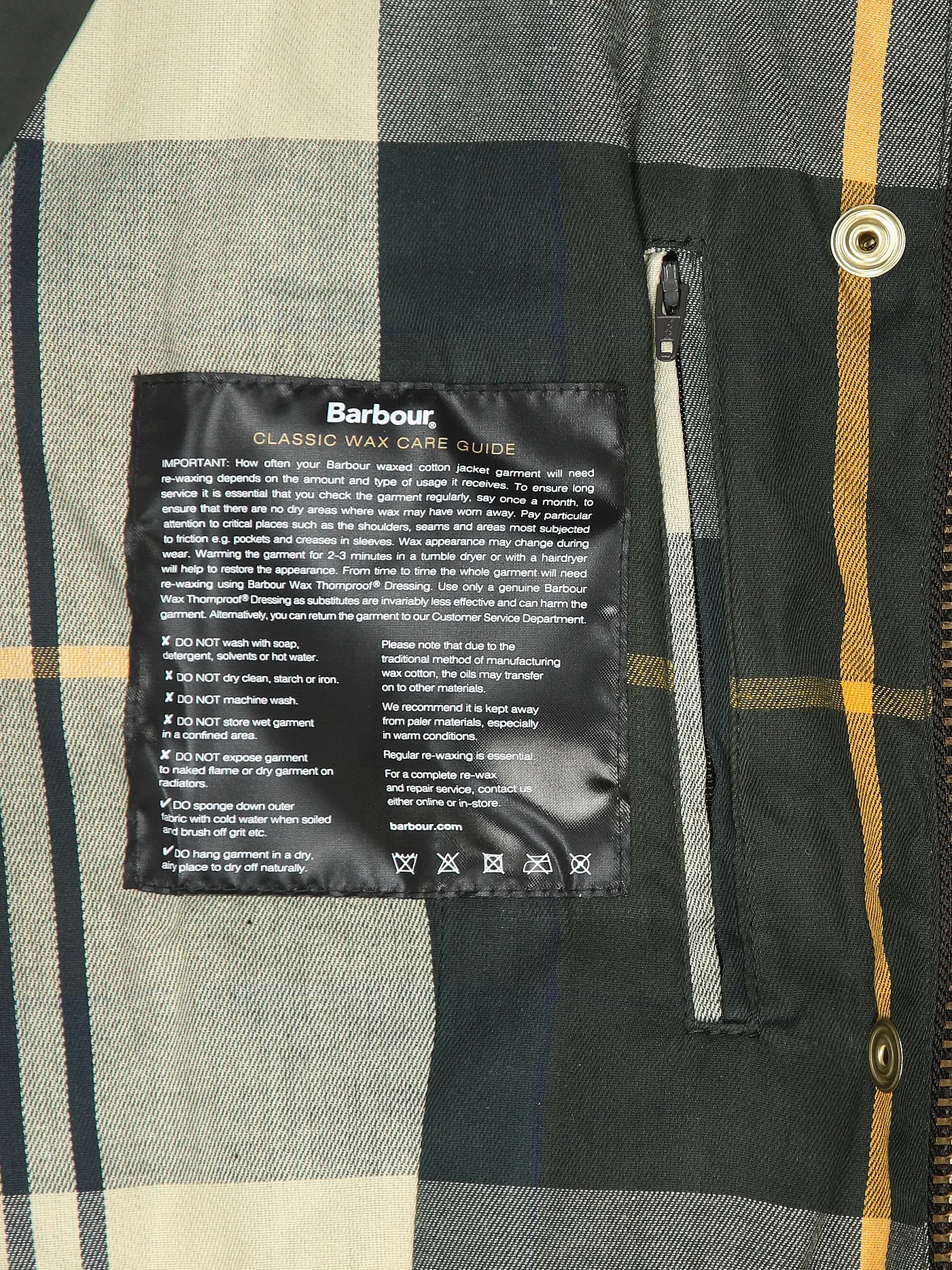BARBOUR | Parka LONG BEADNELL WAX | dunkelgrün