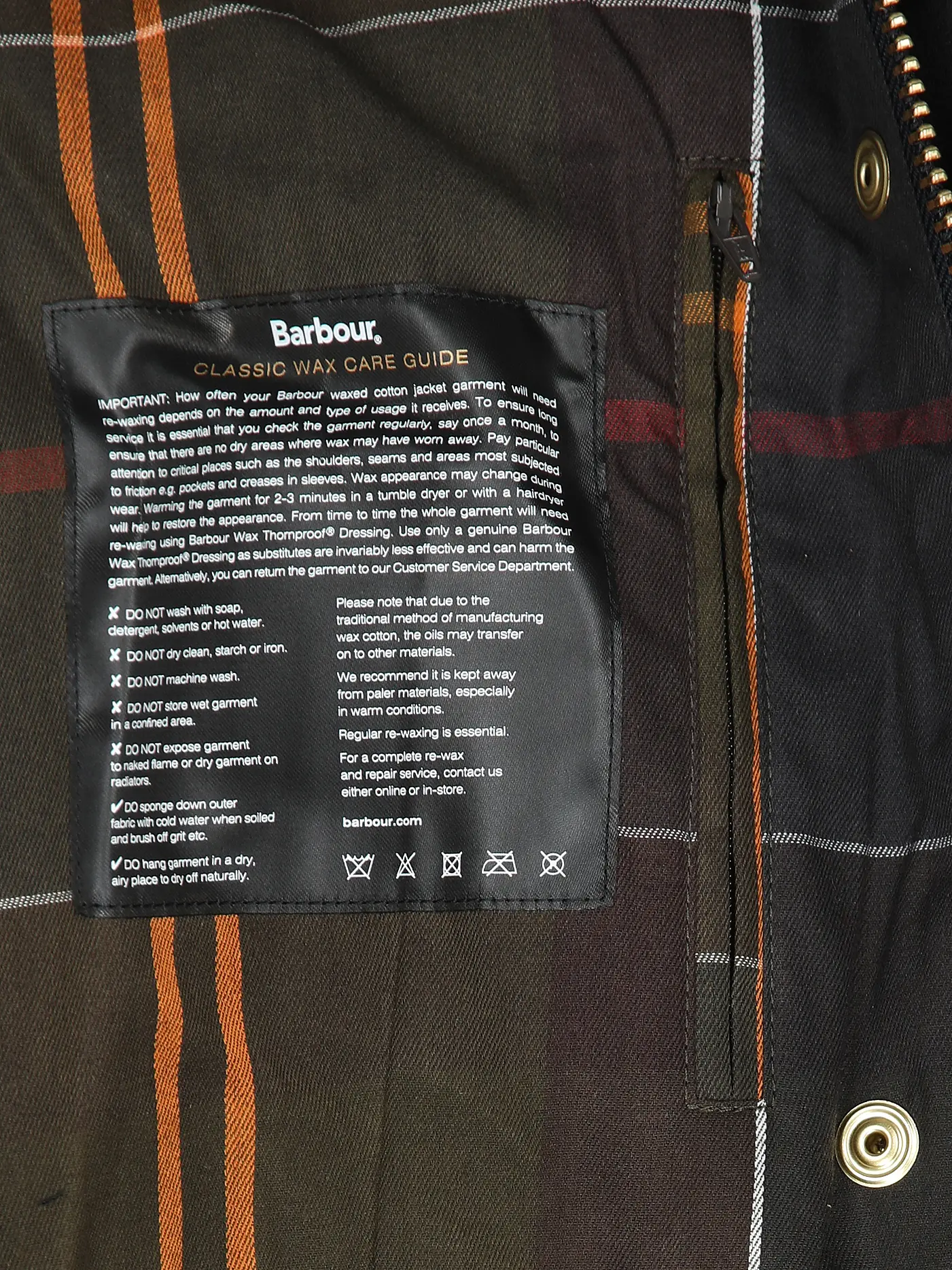 BARBOUR | Parka LONG BEADNELL WAX | dunkelblau
