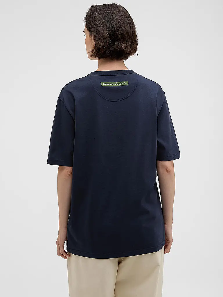 BARBOUR | Paul Smith loves Barbour T-Shirt Wax Can Graphic | dunkelblau