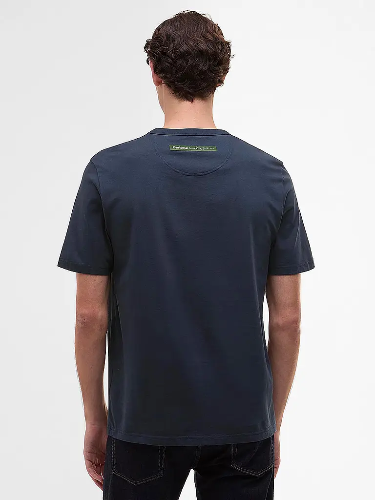 BARBOUR | Paul Smith loves Barbour T-Shirt Wax Can Graphic | dunkelblau