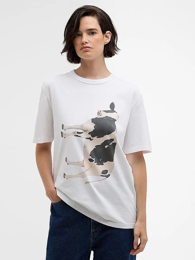 BARBOUR | Paul Smith loves Barbour T-Shirt | weiss
