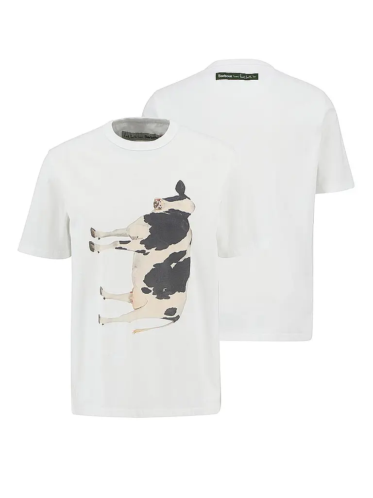 BARBOUR | Paul Smith loves Barbour T-Shirt | weiss