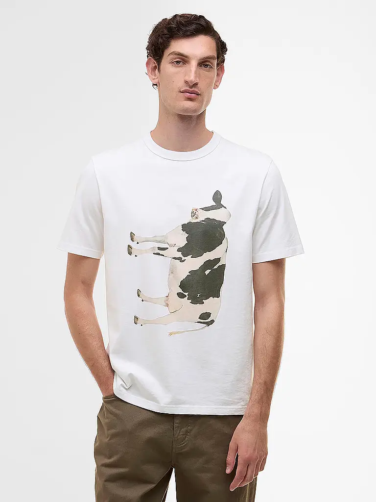 BARBOUR | Paul Smith loves Barbour T-Shirt | weiss