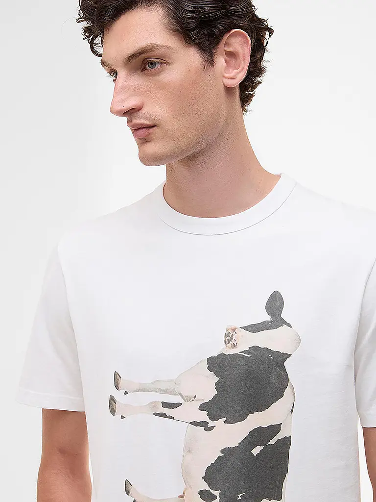 BARBOUR | Paul Smith loves Barbour T-Shirt | weiss