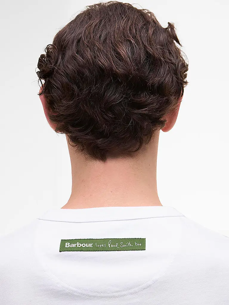 BARBOUR | Paul Smith loves Barbour T-Shirt | weiss