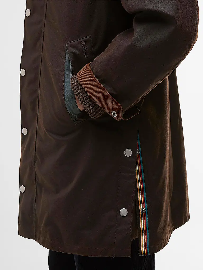 BARBOUR | Paul Smith loves Barbour Wachsjacke Beeston | Braun
