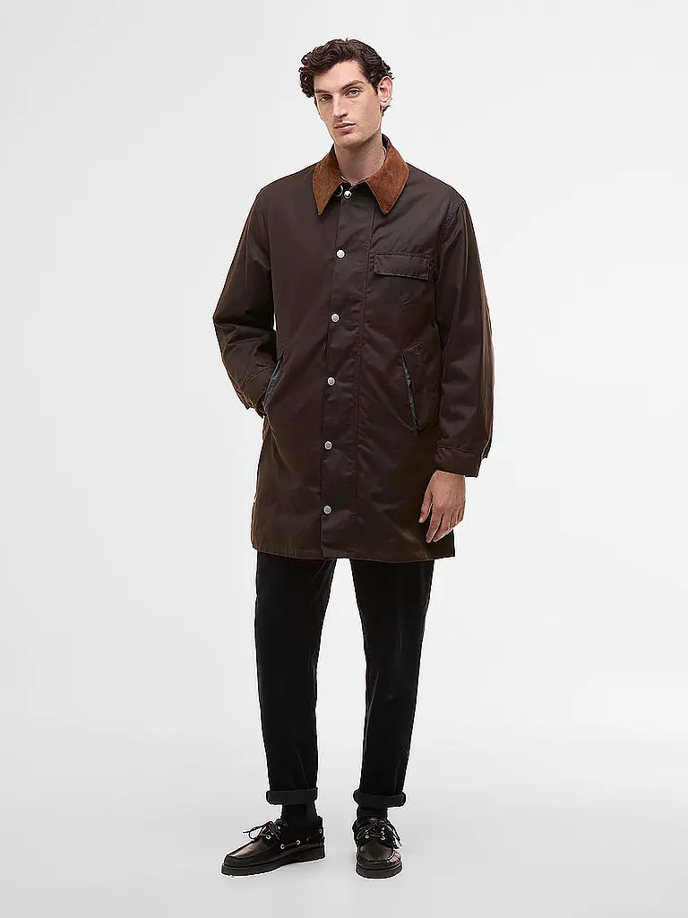 BARBOUR | Paul Smith loves Barbour Wachsjacke Beeston | Braun