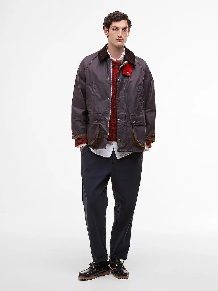 BARBOUR | Paul Smith loves Barbour Wachsjacke Oversized Bedale | lila