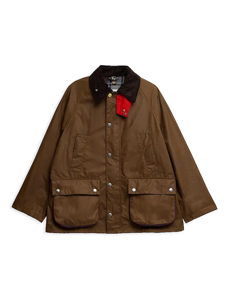 BARBOUR | Paul Smith loves Barbour Wachsjacke Oversized Bedale | Braun