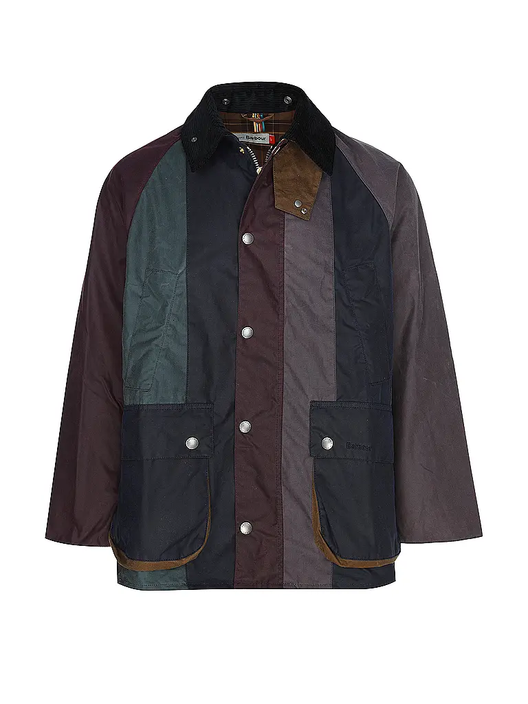 BARBOUR | Paul Smith loves Barbour Wachsjacke Striped Oversized Bedale | Bunt
