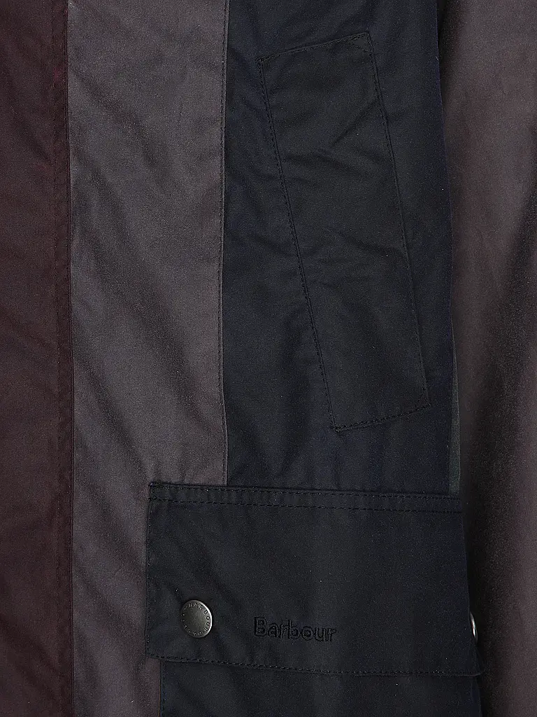 BARBOUR | Paul Smith loves Barbour Wachsjacke Striped Oversized Bedale | Bunt