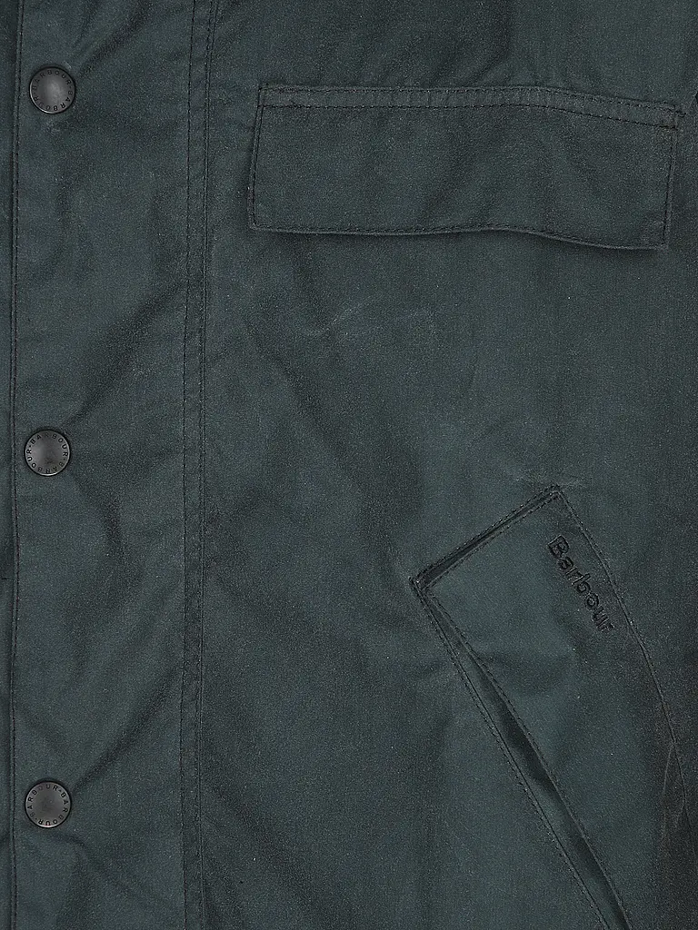 BARBOUR | Paul Smith loves Barbour Wachsjacke Transport | grau