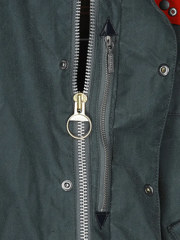 BARBOUR | Paul Smith loves Barbour Wachsjacke Transport | grau