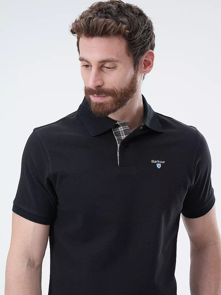 BARBOUR | Poloshirt Regular Fit | schwarz