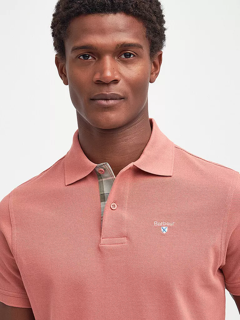 BARBOUR | Poloshirt Regular Fit | rosa