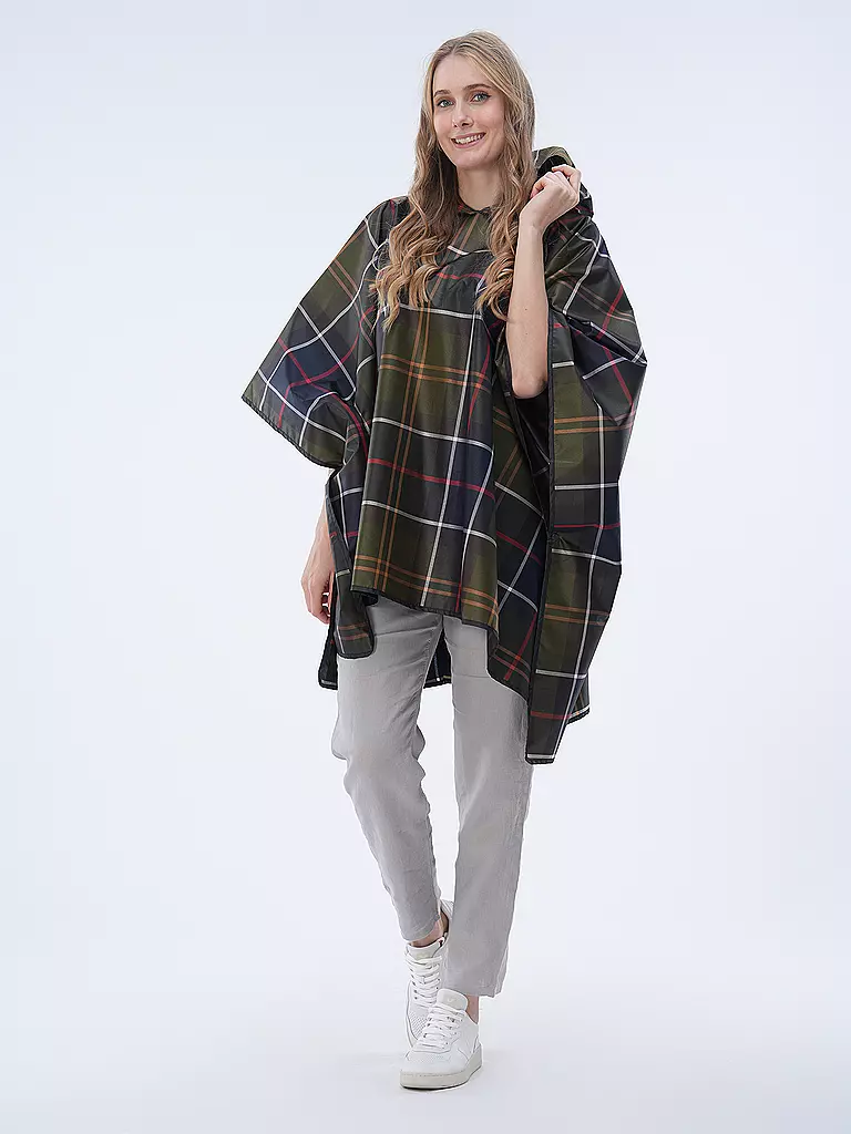 BARBOUR | Poncho TARTAN | olive