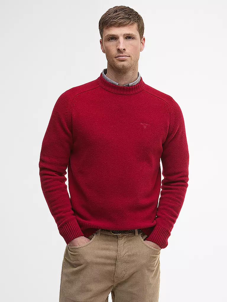 BARBOUR | Pullover  GRANGETOWN | rot