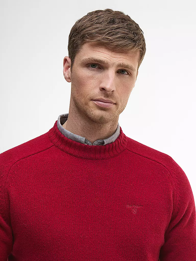 BARBOUR | Pullover  GRANGETOWN | rot