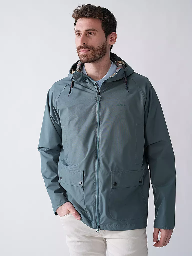 BARBOUR | Regenjacke DOMO WATERPROOF | grün