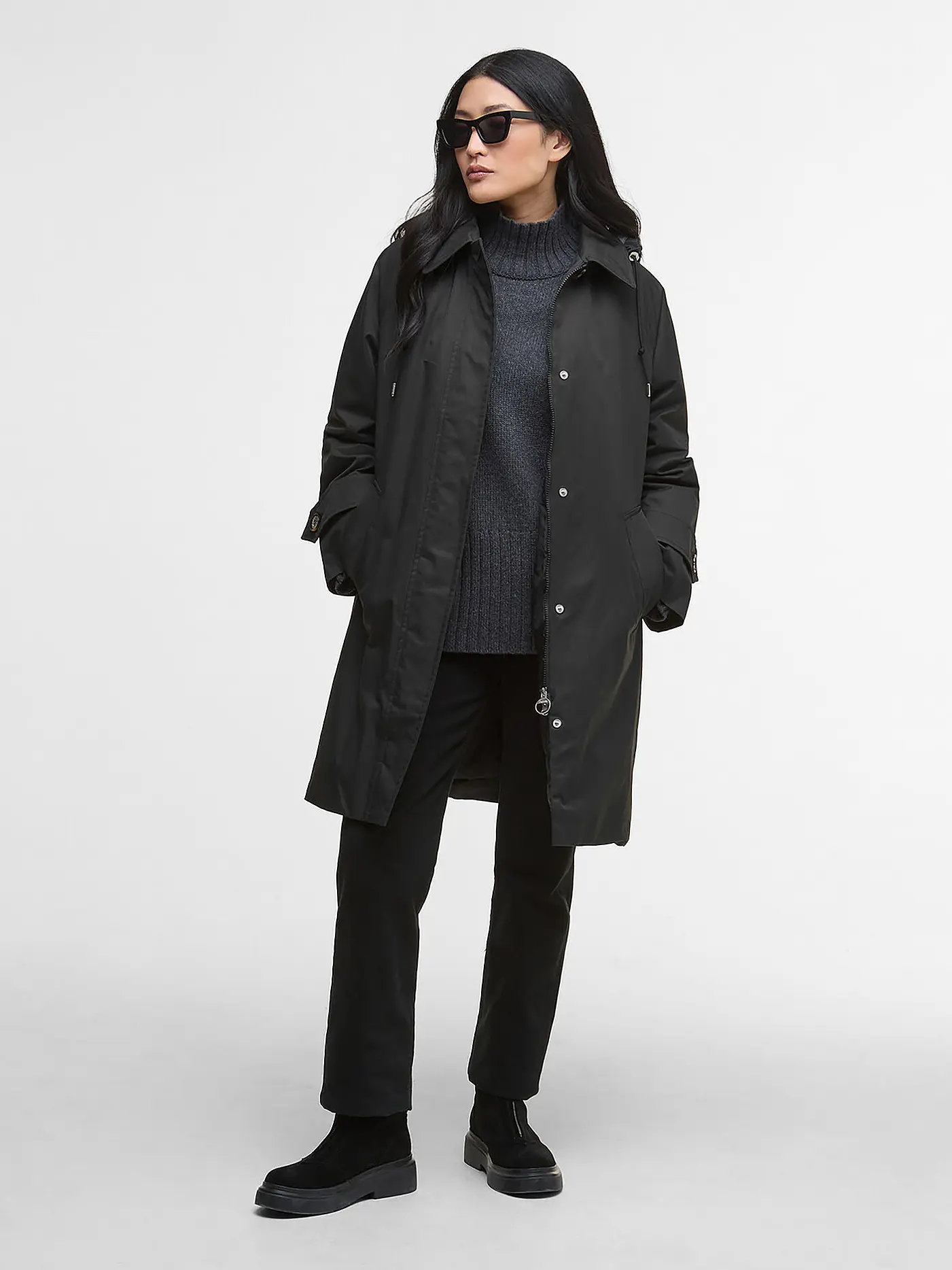 BARBOUR | Regenjacke SADIE  | schwarz