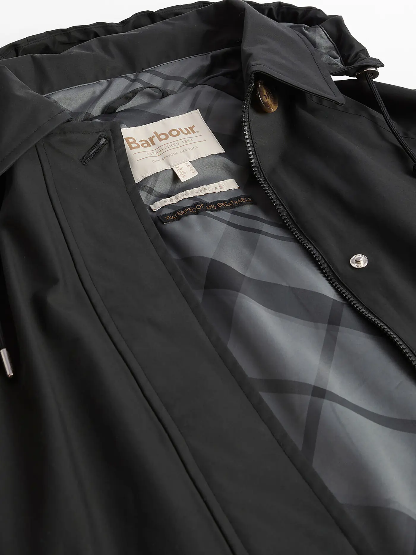 BARBOUR | Regenjacke SADIE  | schwarz
