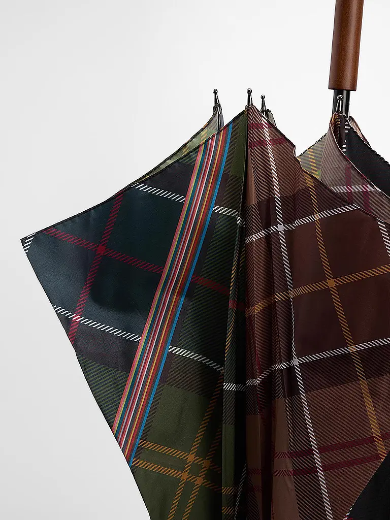 BARBOUR | Regenschirm BARBOUR X PAUL SMITH | grün
