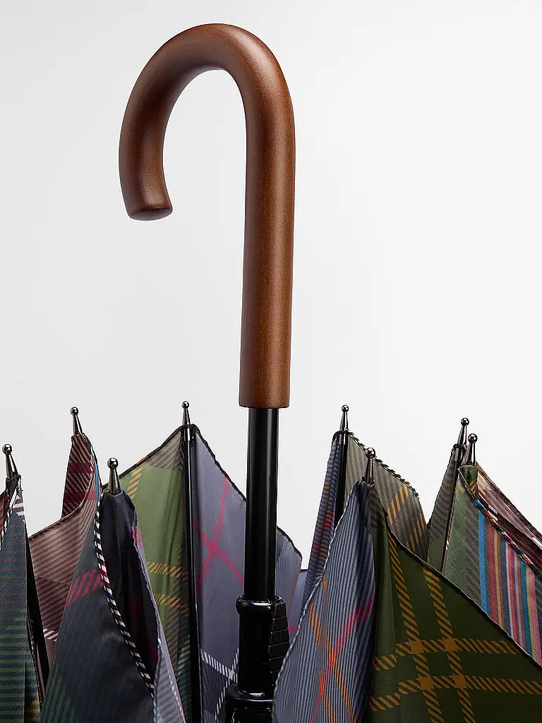 BARBOUR | Regenschirm BARBOUR X PAUL SMITH | grün