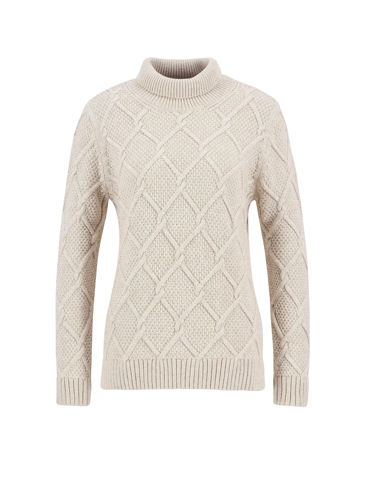 BARBOUR | Rollkragenpullover BURNE  | creme