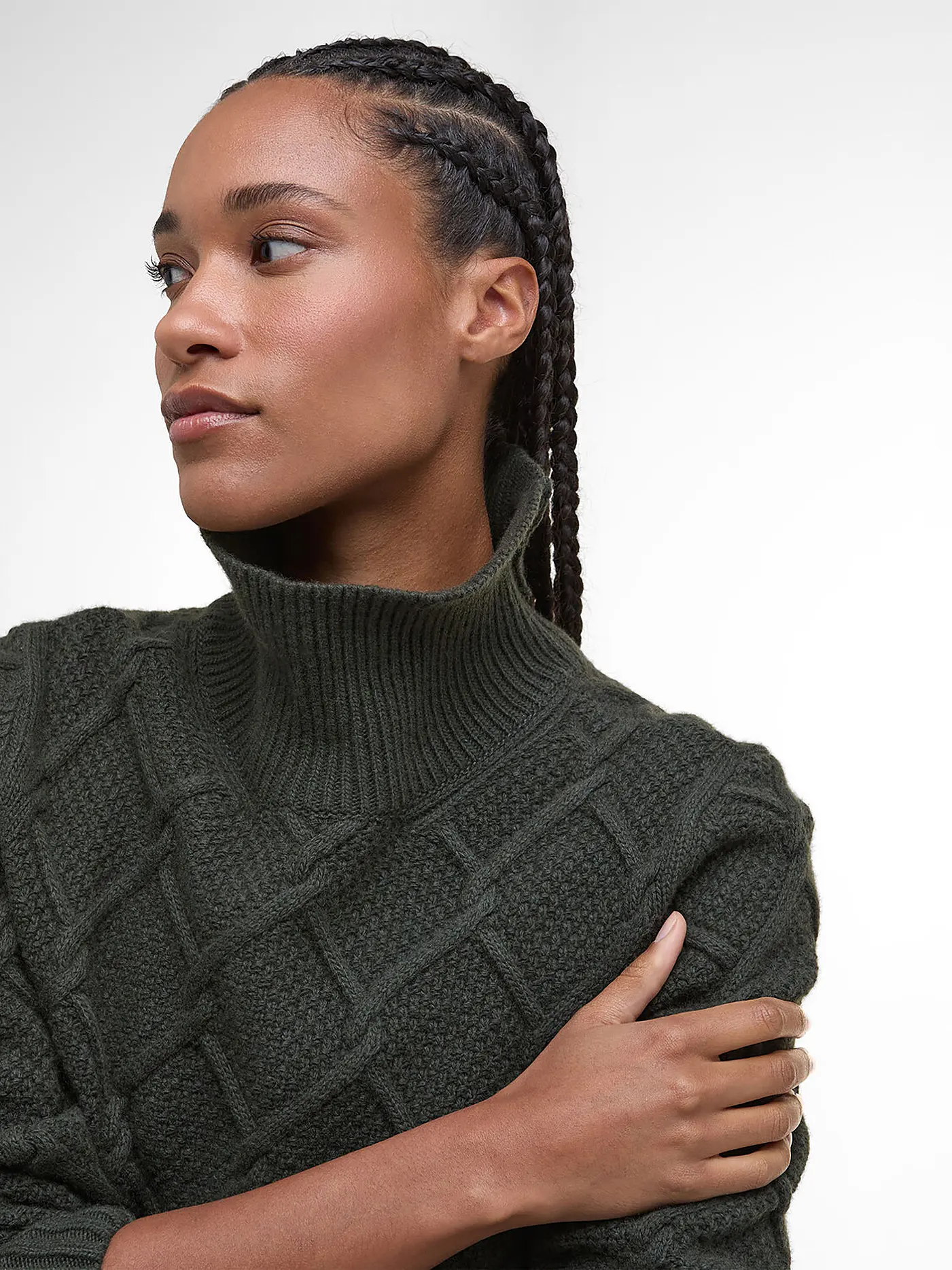 BARBOUR | Rollkragenpullover BURNE  | olive