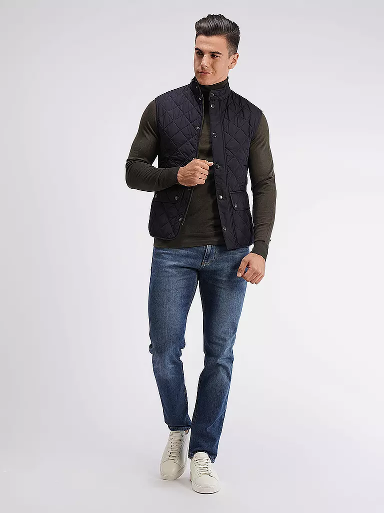 BARBOUR | Steppgilet LOWERDALE | blau