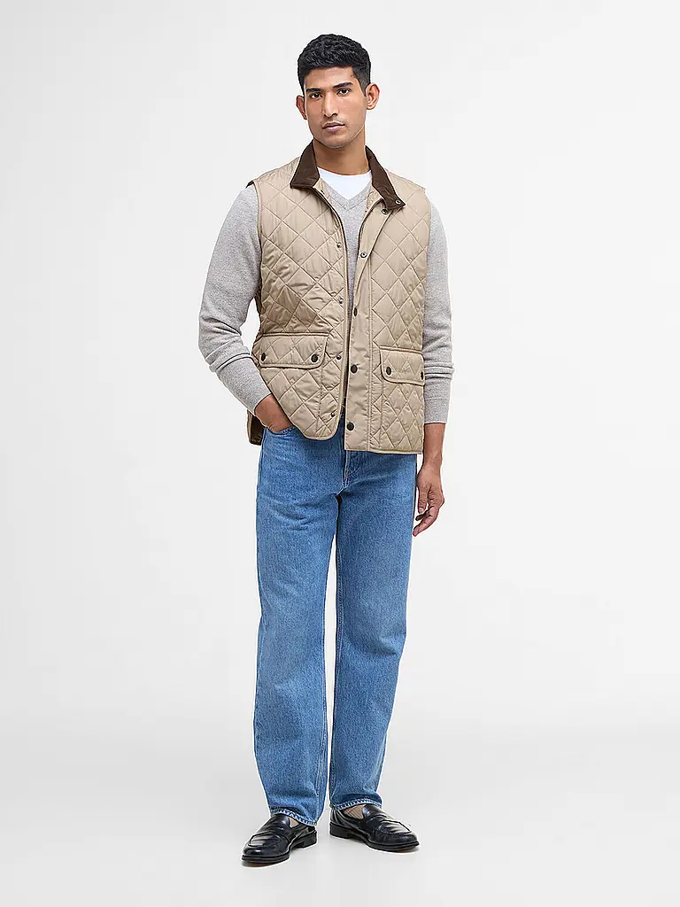 BARBOUR | Steppgilet LOWERDALE | beige