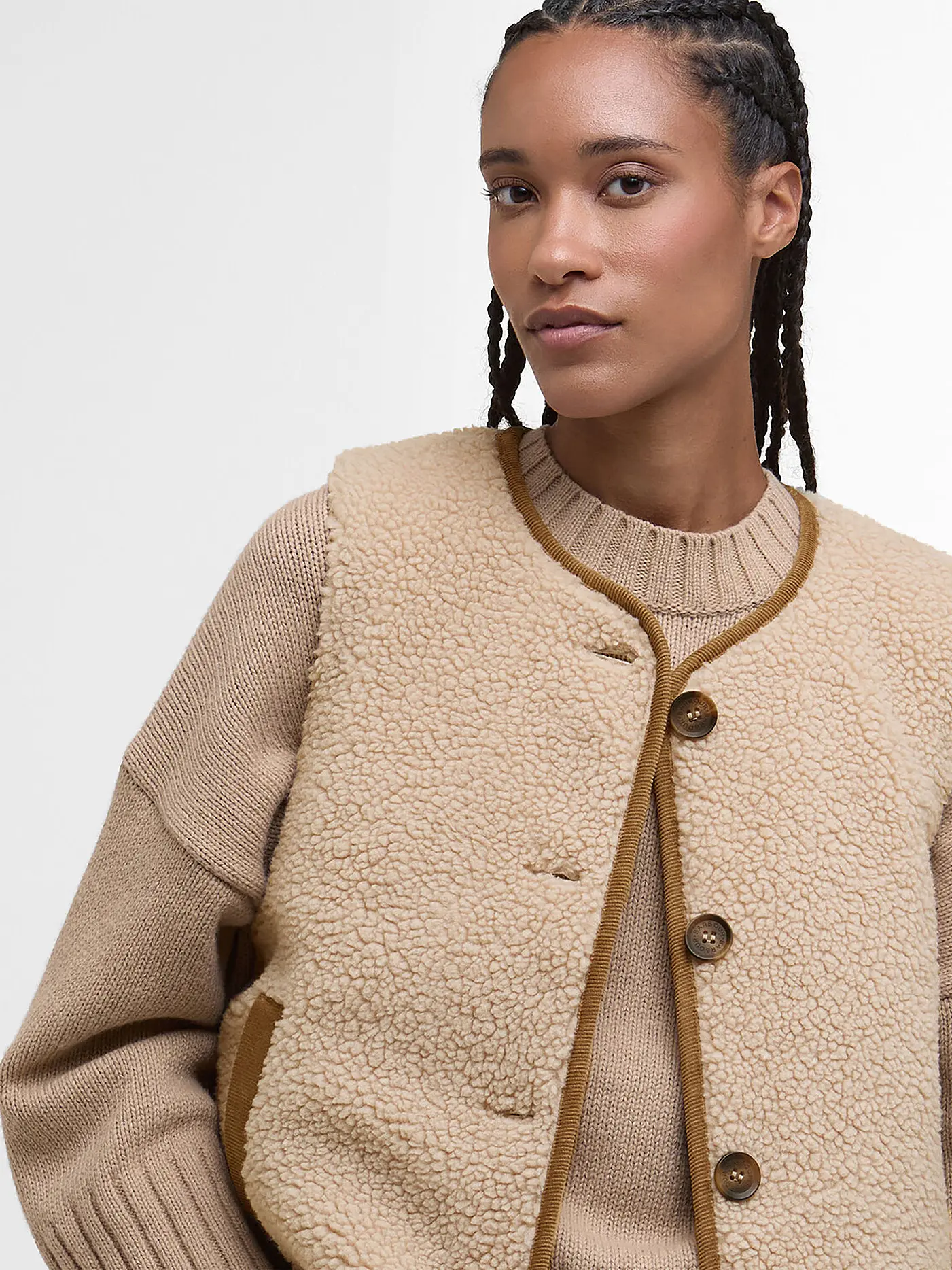 BARBOUR | Steppgilet LUCIANA  | beige